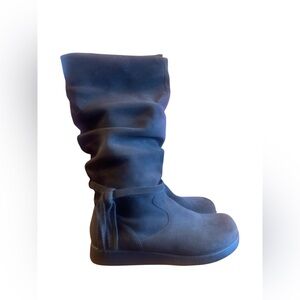 Y2K Roxy Brown Suede Leather Size 9 Slouchy Boots.           3039